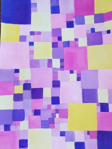 Titel: 2019 - 9Format: 12cm x 12cmTechnik: Farbstift